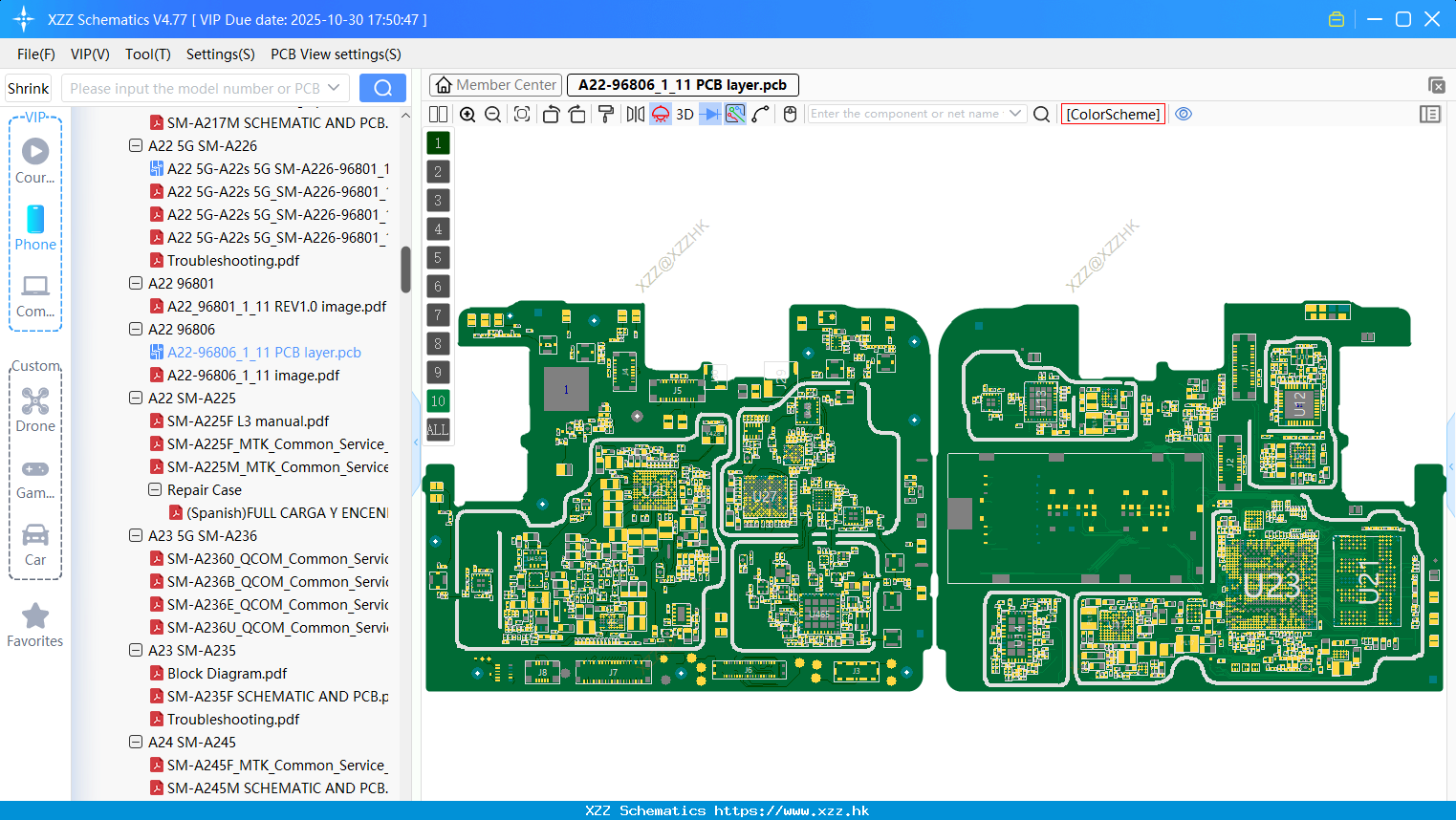 Samsung A22-96806_1_11 PCB Layer